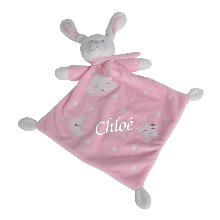  - new boone glow plat lapin rose 40 cm 